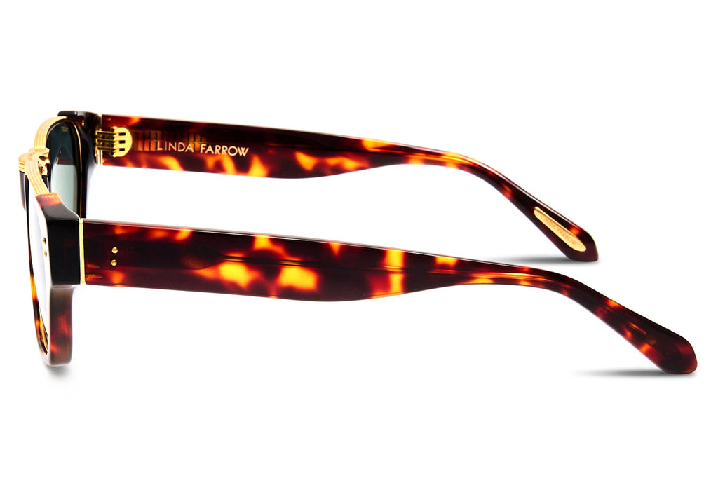 Linda Farrow - Marcel Sunglasses Dark Tortoiseshell/Light Gold (C2)