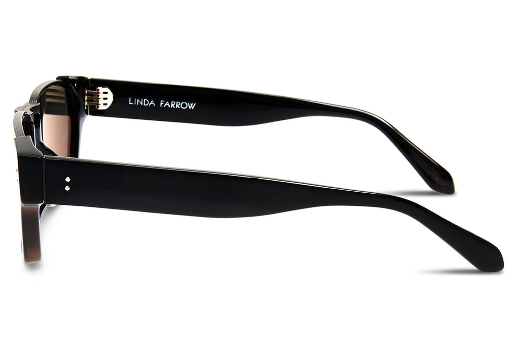 Linda Farrow - Marcel Sunglasses Black/Matte Nickel (C3)