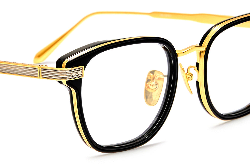 Linda Farrow - Blakher Eyeglasses Black/Yellow Gold (C1)