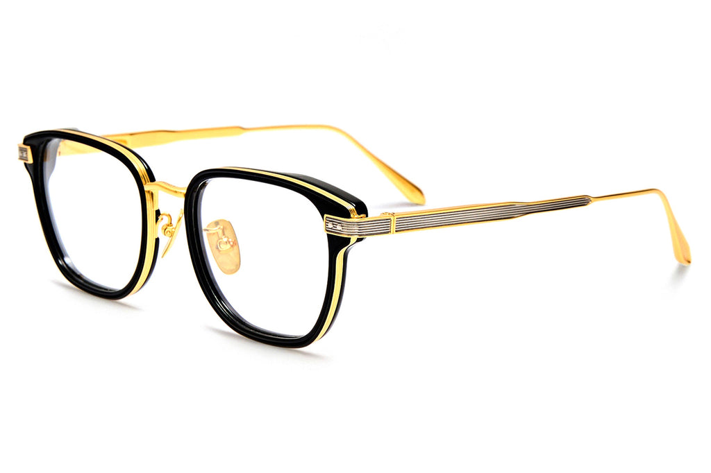 Linda Farrow - Blakher Eyeglasses Black/Yellow Gold (C1)