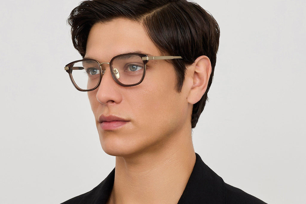 Linda Farrow - Blakher Eyeglasses Brown/Light Gold (C2)