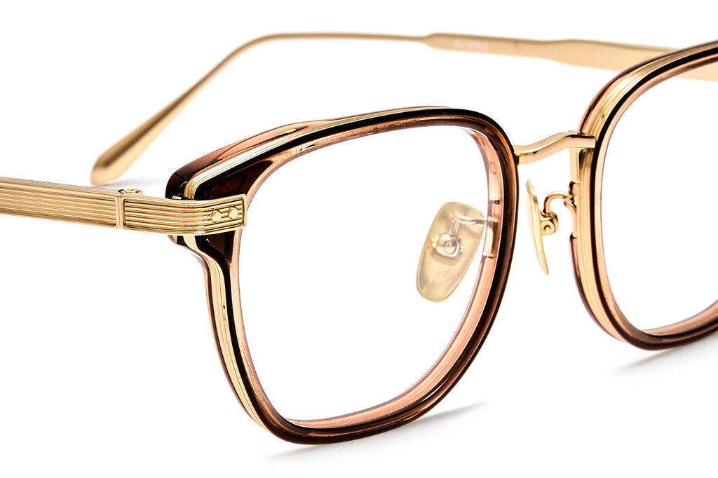 Linda Farrow - Blakher Eyeglasses Brown/Light Gold (C2)