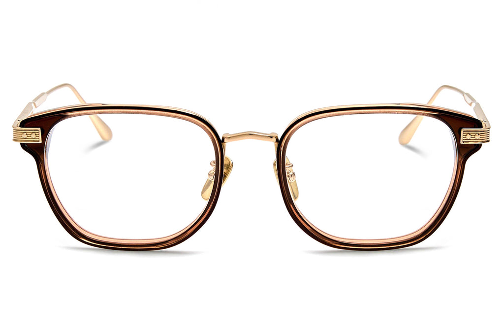 Linda Farrow - Blakher Eyeglasses Brown/Light Gold (C2)