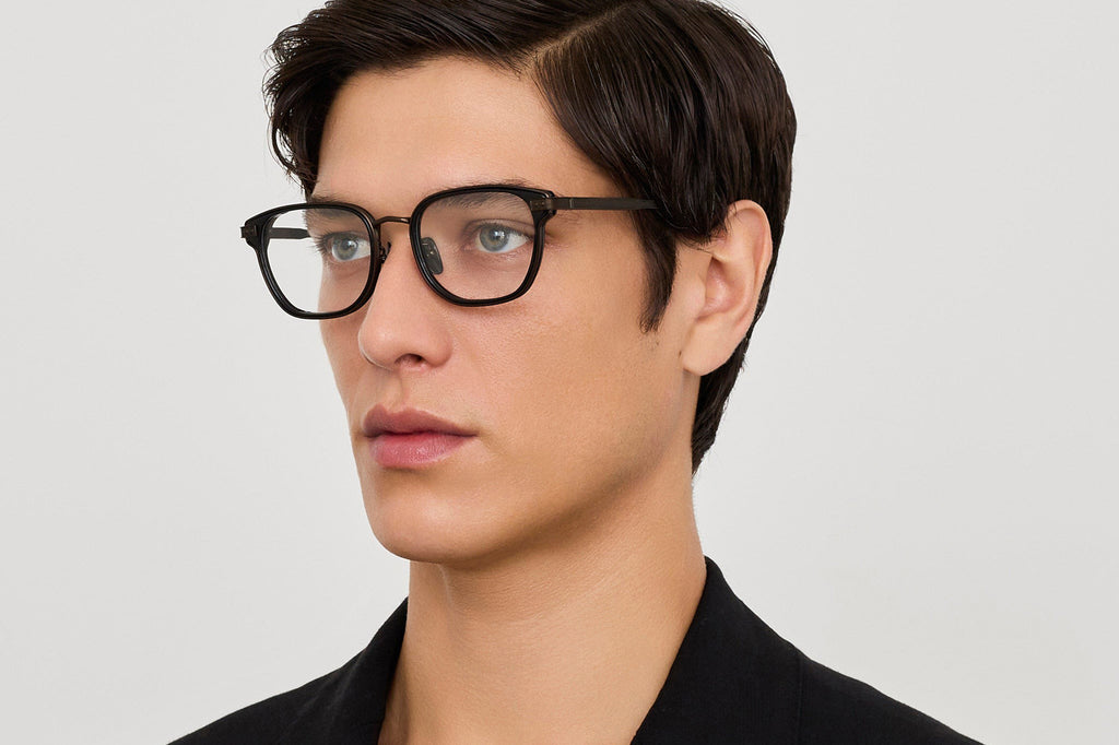 Linda Farrow - Blakher Eyeglasses Black/Matte Nickel (C3)