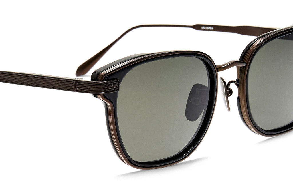 Linda Farrow - Blakher Sunglasses Black/Matte Nickel (C4)