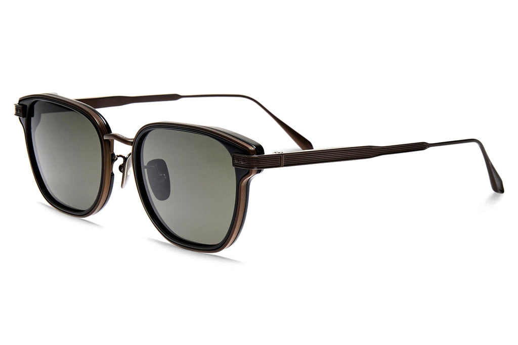 Linda Farrow - Blakher Sunglasses Black/Matte Nickel (C4)