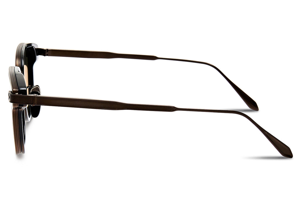 Linda Farrow - Blakher Sunglasses Black/Matte Nickel (C4)