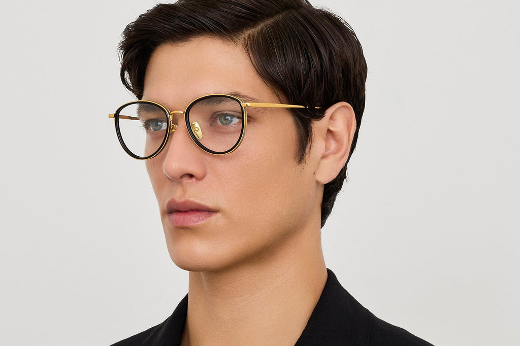 Linda Farrow - Dahlia Eyeglasses Black/Yellow Gold (C1)
