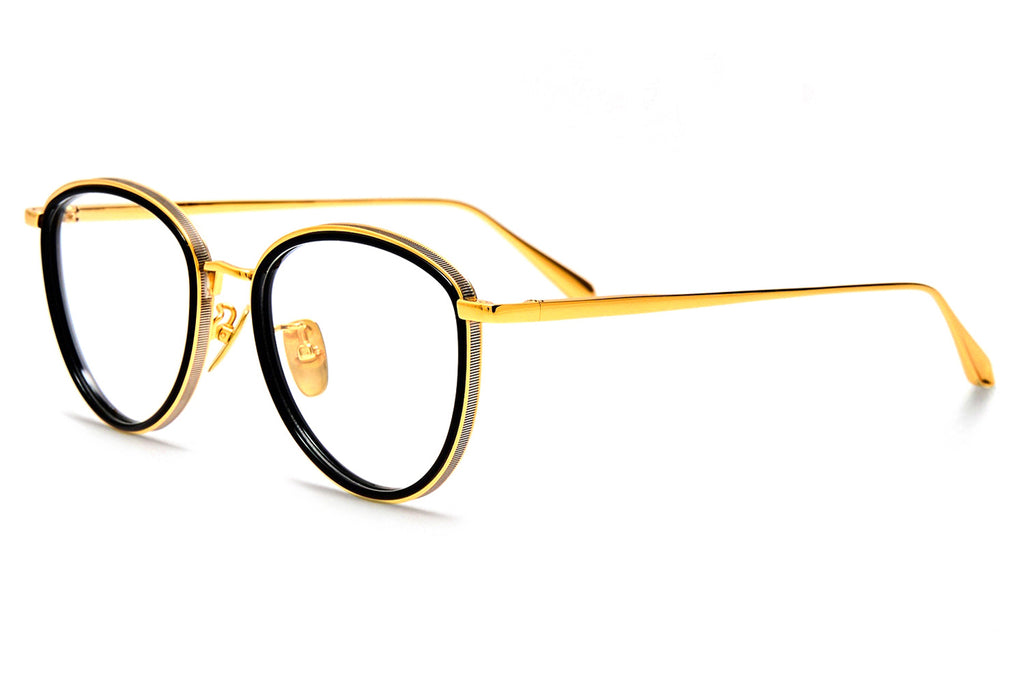 Linda Farrow - Dahlia Eyeglasses Black/Yellow Gold (C1)