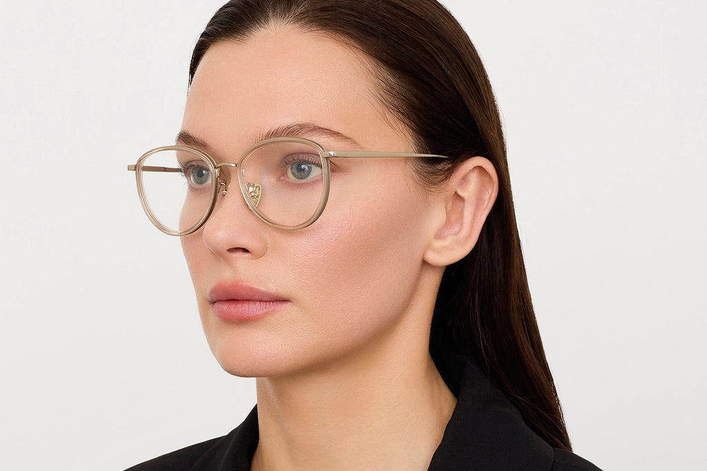 Linda Farrow - Dahlia Eyeglasses Ash/Light Gold (C2)