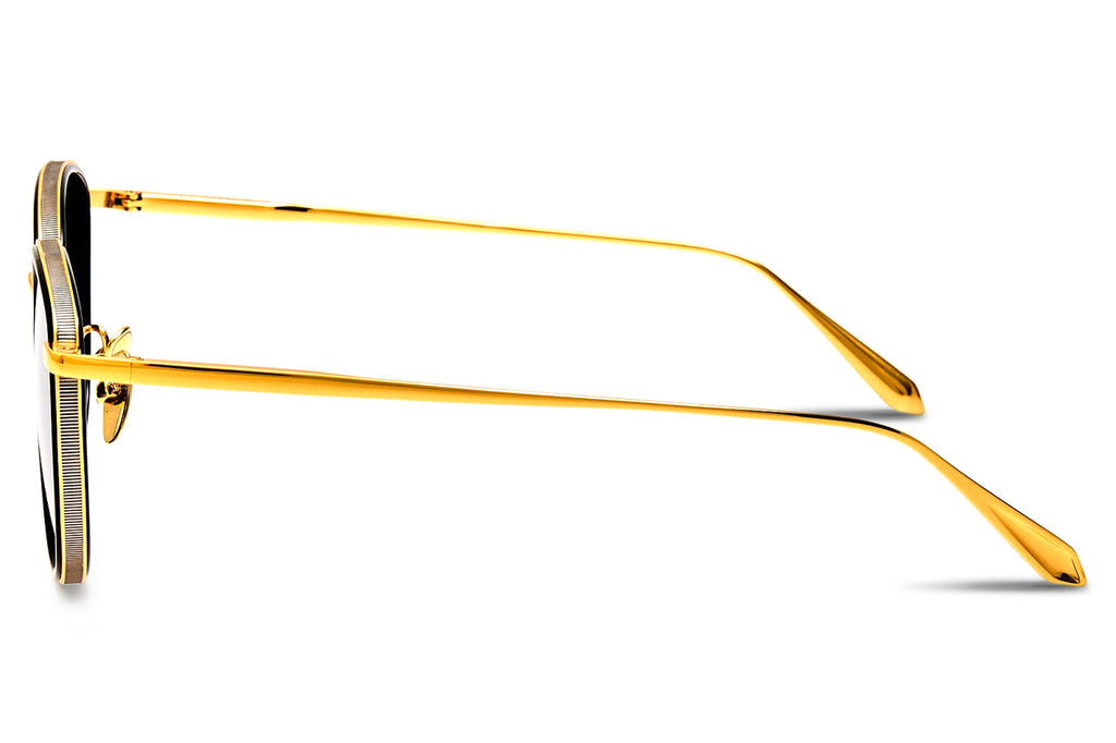 Linda Farrow - Dahlia Sunglasses Black/Yellow Gold (C4)