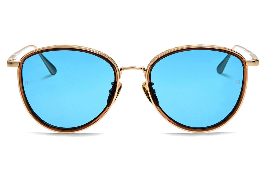 Linda Farrow - Dahlia Sunglasses Brown/Light Gold (C5)