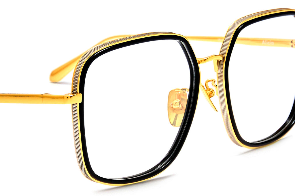 Linda Farrow - Alicia Eyeglasses Black/Yellow Gold (C1)