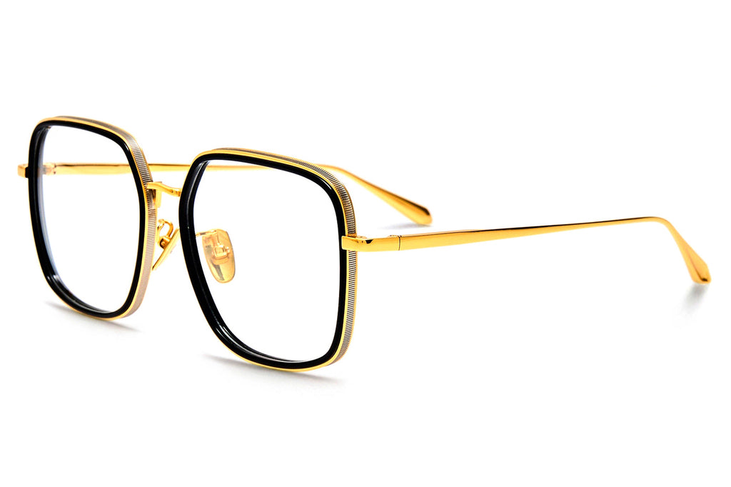 Linda Farrow - Alicia Eyeglasses Black/Yellow Gold (C1)