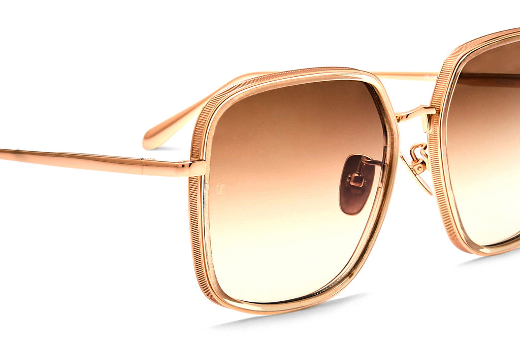 Linda Farrow - Alicia Sunglasses Ash/Rose Gold (C5)