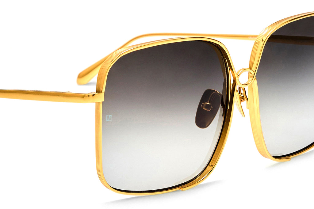 Linda Farrow - Genevieve Sunglasses Yellow Gold (C1)