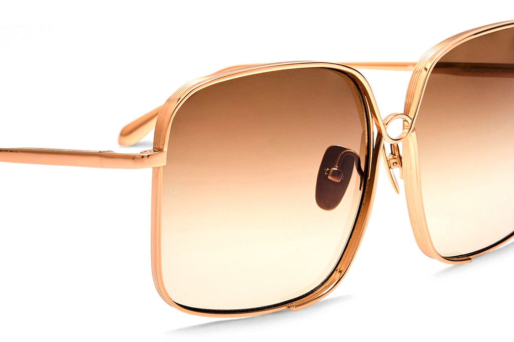 Linda Farrow - Genevieve Sunglasses Rose Gold (C2)