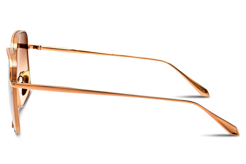 Linda Farrow - Genevieve Sunglasses Rose Gold (C2)