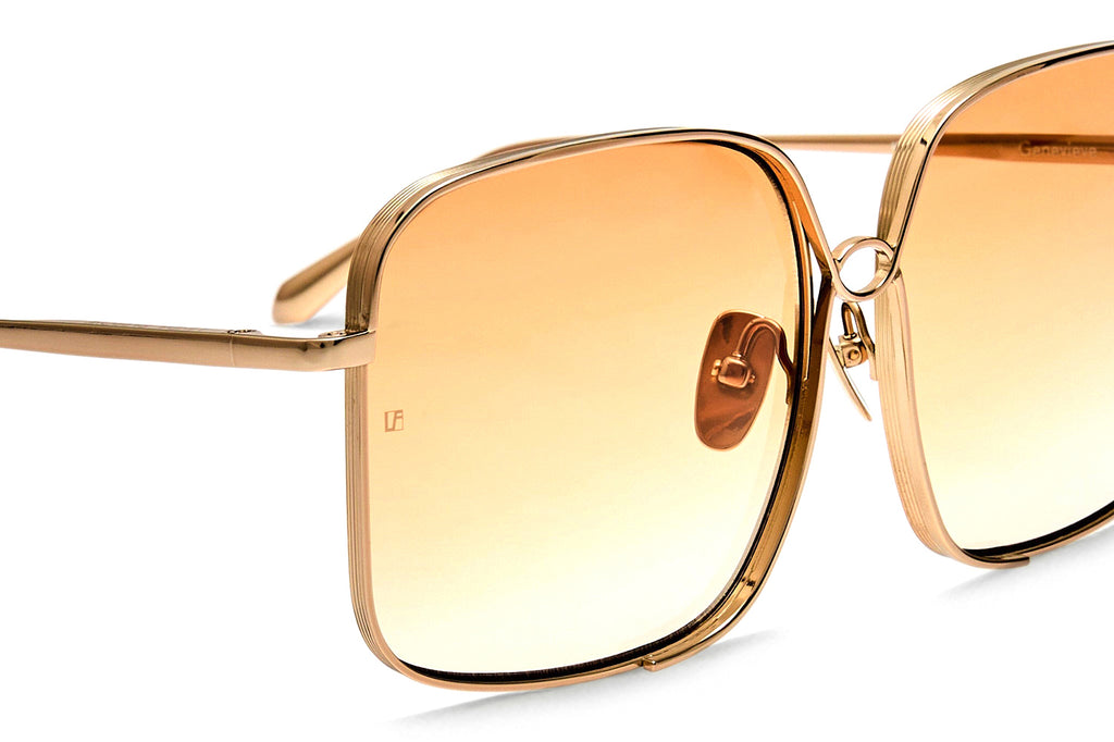 Linda Farrow - Genevieve Sunglasses Light Gold (C3)