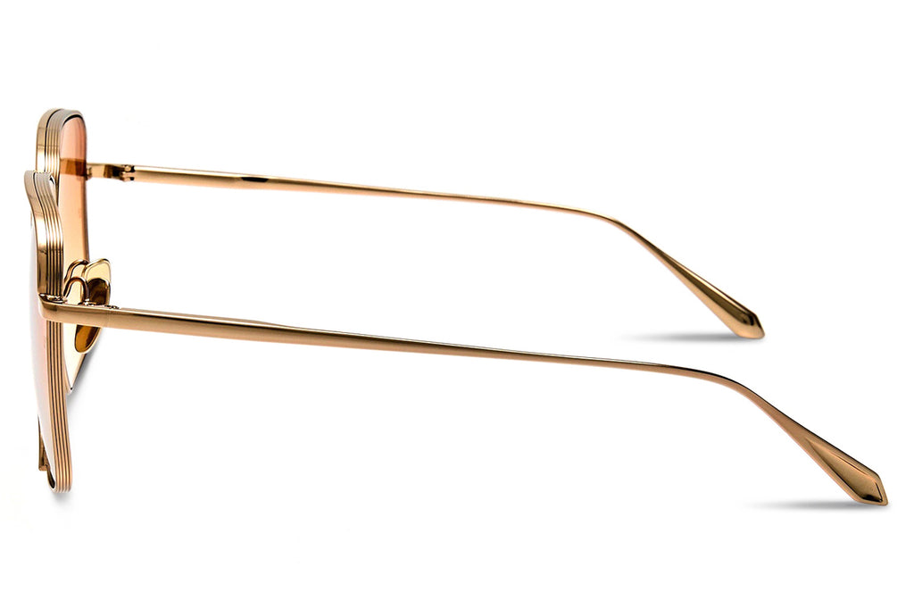 Linda Farrow - Genevieve Sunglasses Light Gold (C3)