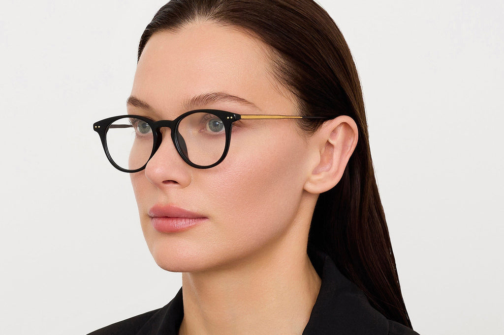 Linda Farrow - Jamie Eyeglasses Black/Yellow Gold (C1)