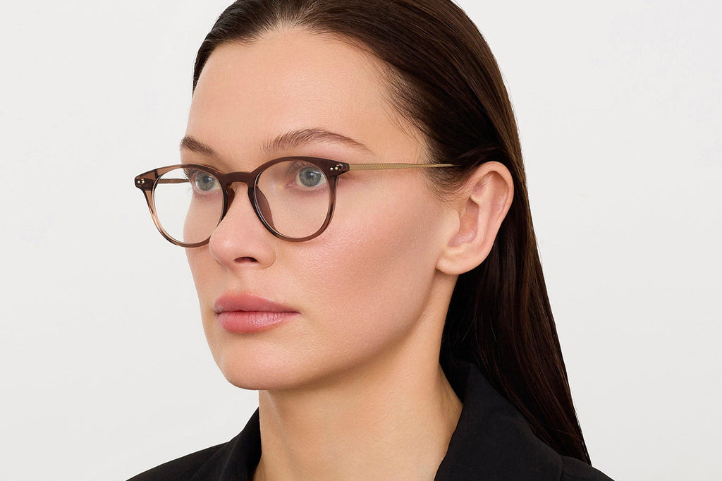 Linda Farrow - Jamie Eyeglasses Brown/Matte Champagne (C4)