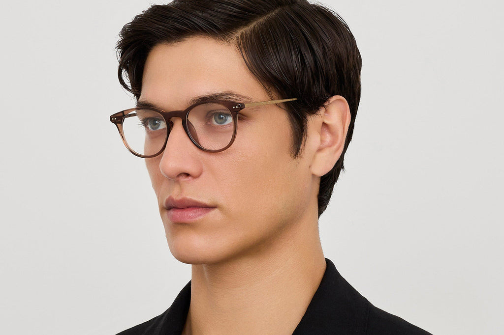 Linda Farrow - Jamie Eyeglasses Brown/Matte Champagne (C4)