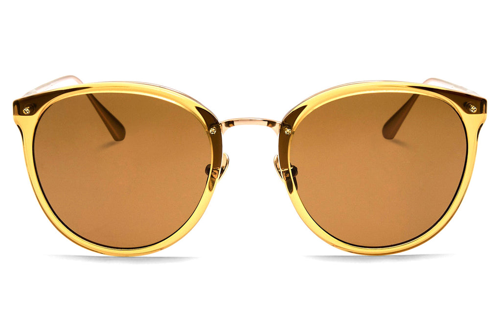Linda Farrow - Calthorpe Sunglasses Khaki/Light Gold (C103)