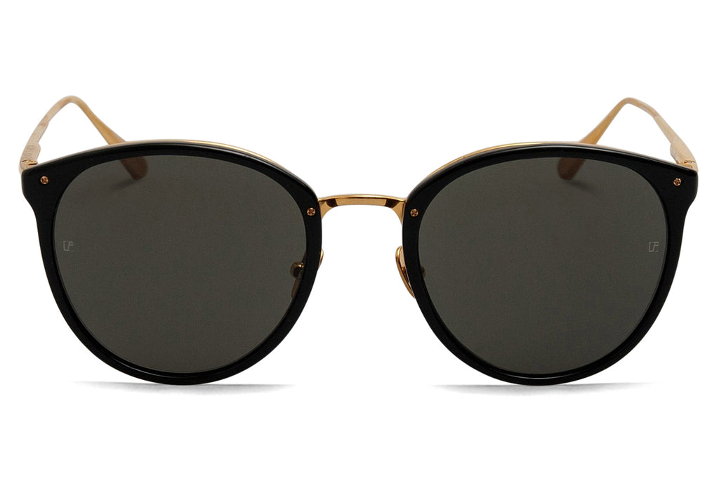 Linda Farrow - Calthorpe Sunglasses Black/Yellow Gold (C1)