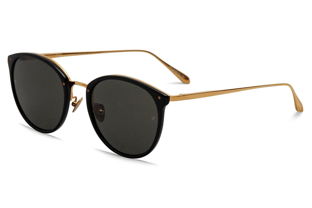 Linda Farrow - Calthorpe Sunglasses Black/Yellow Gold (C1)