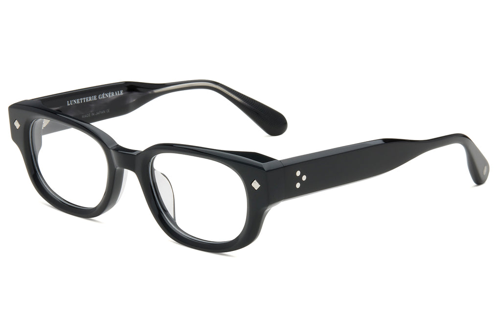 Lunetterie Générale - À Tout Jamais Eyeglasses Black and Smoke & Palladium