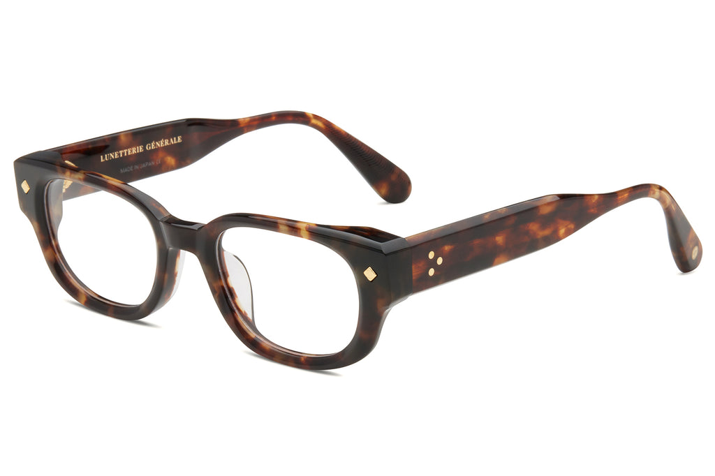 Lunetterie Générale - À Tout Jamais Eyeglasses Medium Tortoise & 24K Gold