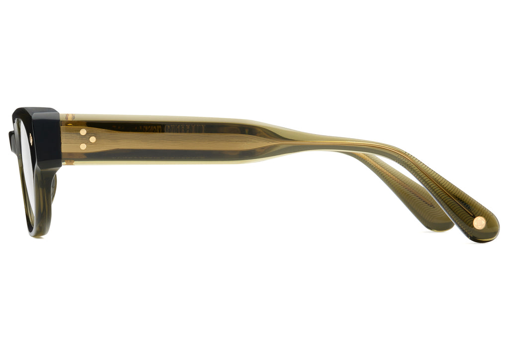 Lunetterie Générale - À Tout Jamais Eyeglasses Military Green & 18K Gold