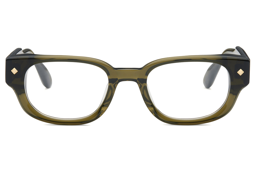 Lunetterie Générale - À Tout Jamais Eyeglasses Military Green & 18K Gold