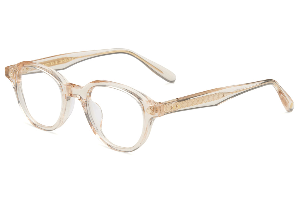 Lunetterie Générale - Bon Vivant Eyeglasses Sand Crystal & 14K Gold