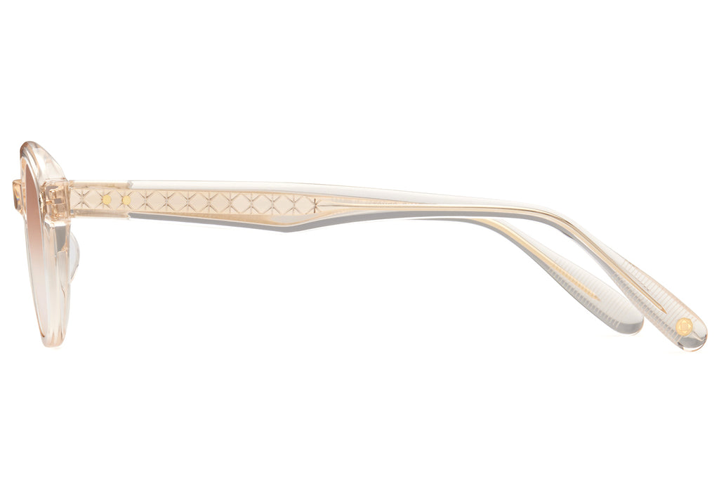 Lunetterie Générale - Bon Vivant Eyeglasses Sand Crystal & 14K Gold