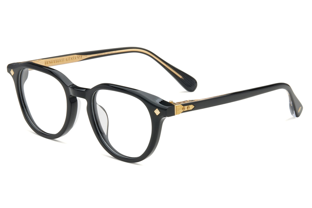 Lunetterie Générale - Desert Rain Eyeglasses Black & 24K Gold