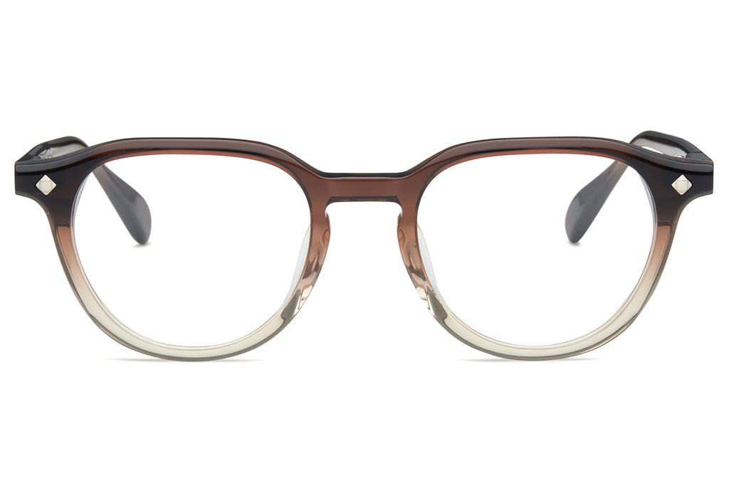 Lunetterie Générale - Desert Rain Eyeglasses Gradient Brown Crystal & Palladium