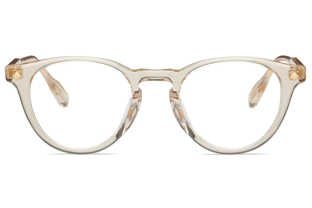 Lunetterie Générale - Dolce Vita Eyeglasses Smoke Crystal & 18k Gold