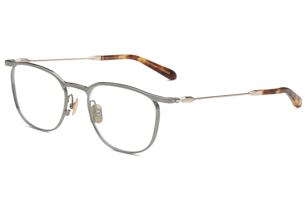 Lunetterie Générale - Eldorado Eyeglasses Gun Metal & 14k Gold