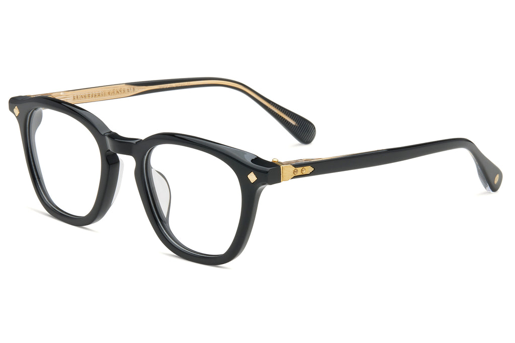 Lunetterie Générale - Maestro Rain Eyeglasses Black & 24K Gold