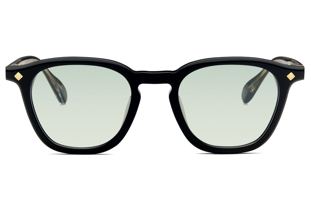 Lunetterie Générale - Maestro Sunglasses Black & 24k Gold with Gradient Blue Green Lenses