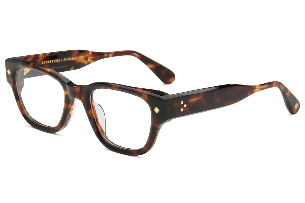 Lunetterie Générale - Minuit Moins Une Eyeglasses Medium Tortoise & 24K Gold