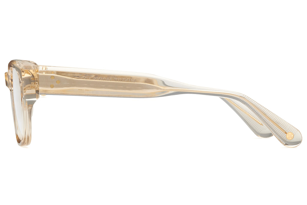 Lunetterie Générale - Minuit Moins Une Eyeglasses Smoke Crystal & Champagne