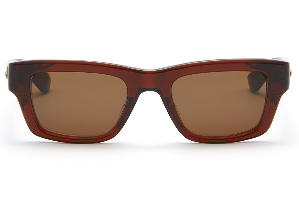 Akoni - Libra Sunglasses Dark Brown Crystal with Dark Grey Gradient Lenses