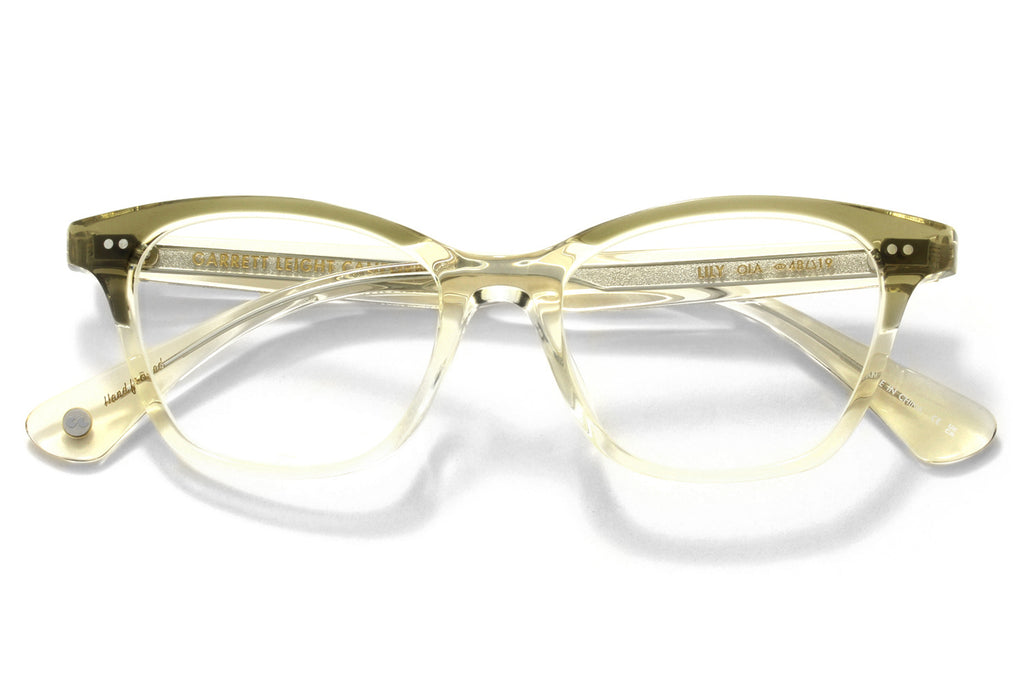 Garrett Leight - Lily Eyeglasses Olive Laminate