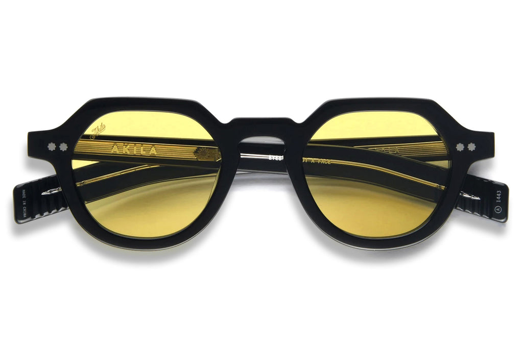 AKILA® Eyewear - Lola Sunglasses Black w/ Yellow Lenses