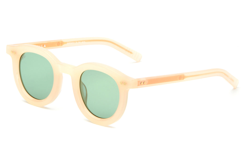 AKILA® Eyewear - Lucid Sunglasses Beige w/ Green Lenses