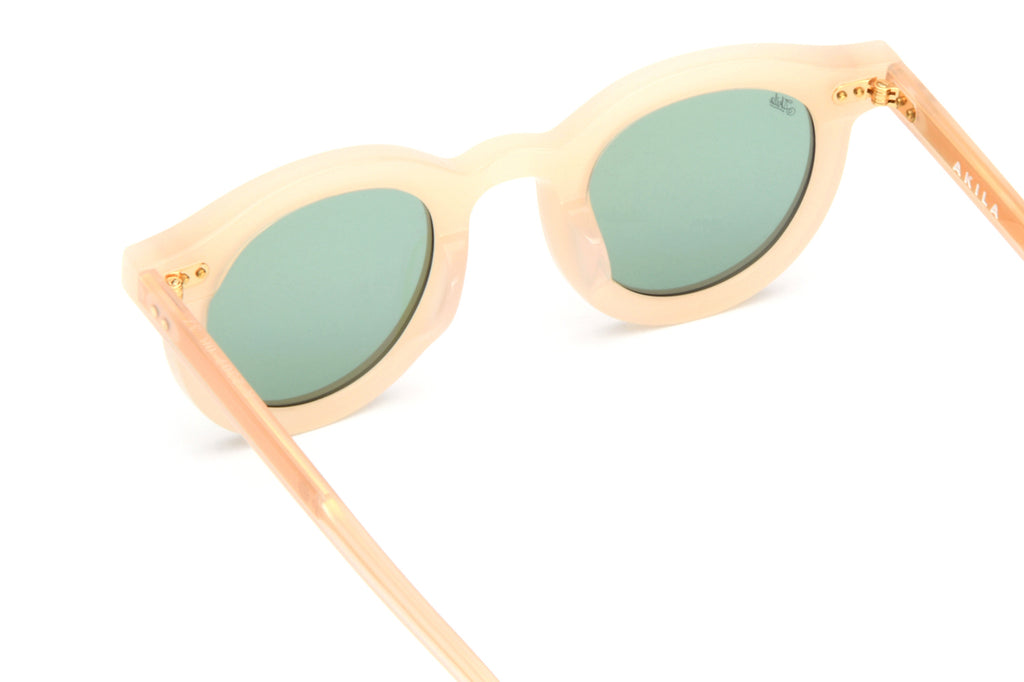 AKILA® Eyewear - Lucid Sunglasses Beige w/ Green Lenses
