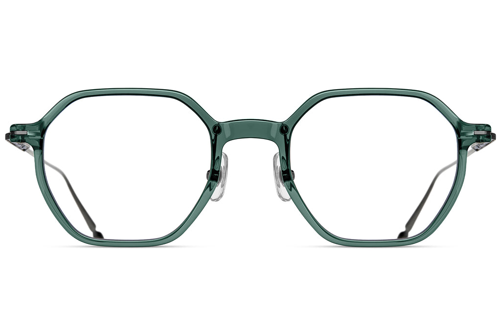 Matsuda - M2053 Eyeglasses Bottle Green - Brushed Silver